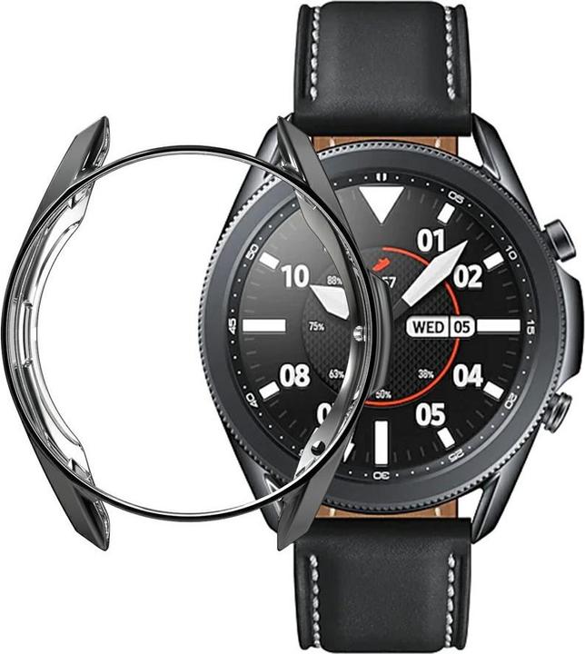 Produktbild Cover-Discount Galaxy Watch 3 41mm - Gummi Schutz Case schwarz