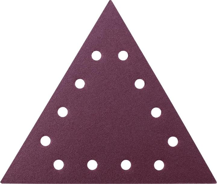 Actual product image Scheppach Sandpaper triangular K=100 set=10 pieces (100)