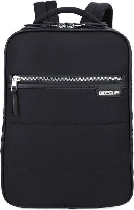 Immagine prodotto Bestlife Rucksack na Notebook 15,6", Nacar, schwarz aus Polyester