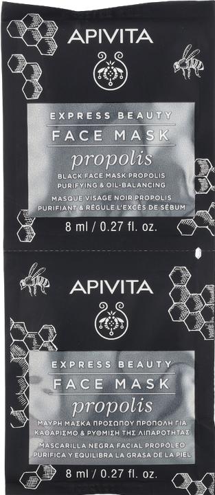 Actual product image Apivita Facial Care Masks Scrubs Face Mask with Propolis Oily Combination Skin 16 Ml (16 ml)