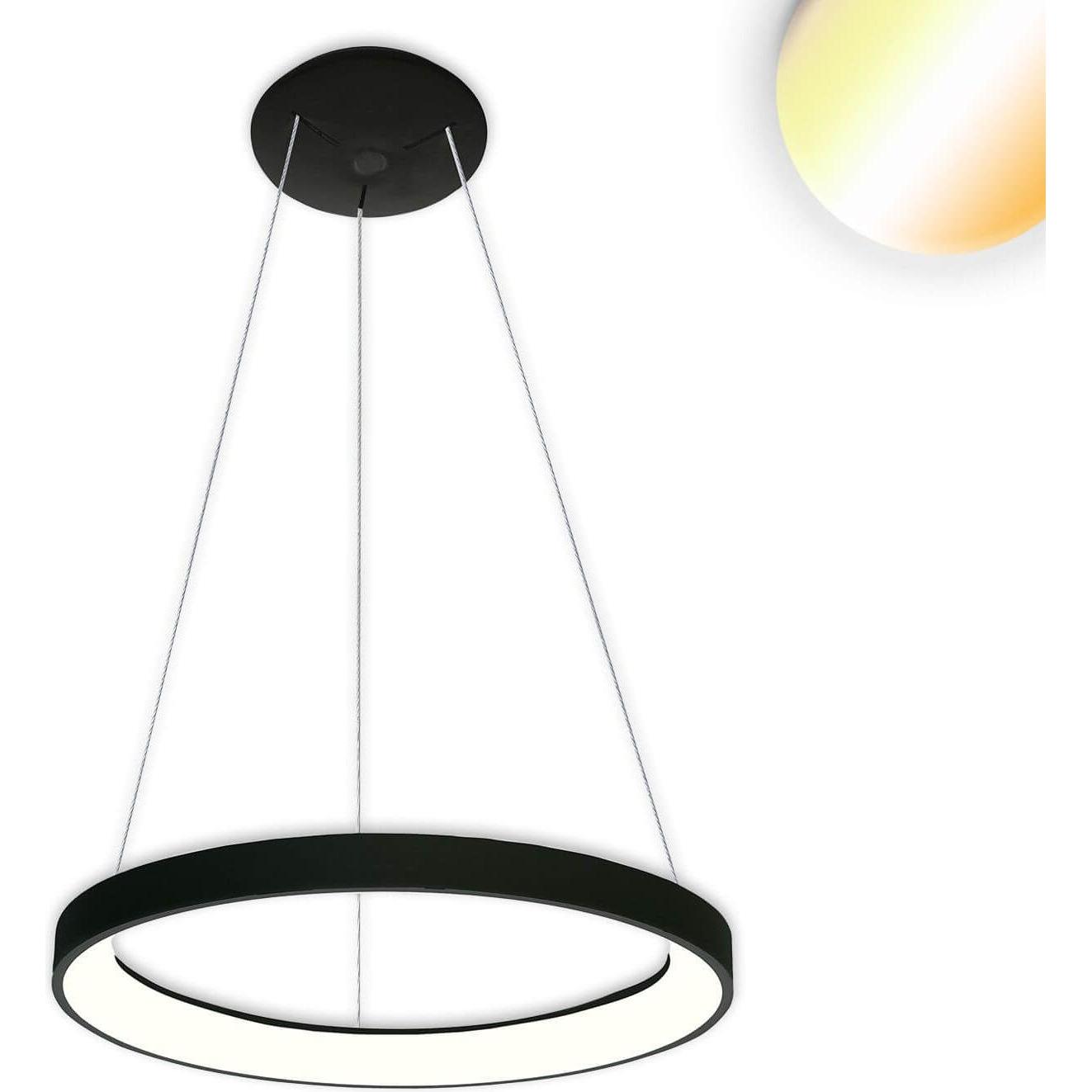 Thumbnail - Isoled, Pendelleuchte, LED Hängeleuchte Orbit 480, schwarz, 38W, rund, ColorSwitch 3000/3500/4000K, dimmbar