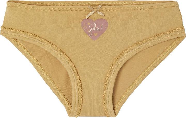 Actual product image Vertbaudet 7er-Pack Mädchen Slips mit Herzen, Bio-Baumwolle (92, pack of 7)