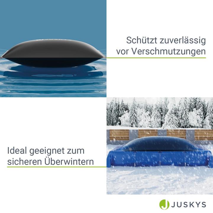 Produktbild Juskys Aufblasbare Poolabdeckung Eckig