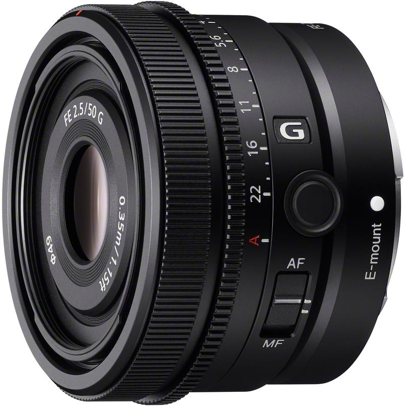 Sony FE 50mm f/2.5 G (Sony E, Vollformat), Objektiv, Schwarz