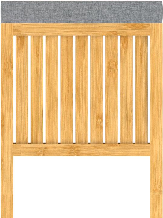 Actual product image Eisl Bambus Wäschekorb mit Sitzkissen