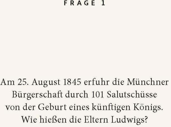 Produktbild Ludwig II.-Quiz (Deutsch)