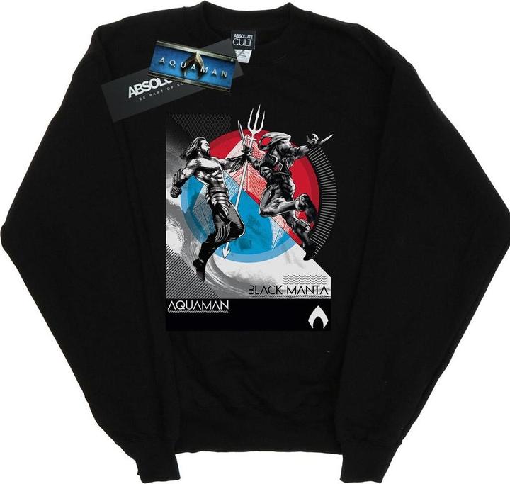 Produktbild Jungen Aquaman Vs Black Manta Sweatshirt (140, 146)