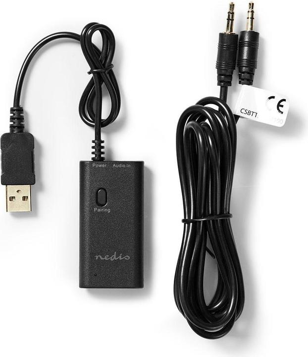 Immagine prodotto Nedis Trasmettitore audio wireless - Bluetooth® - Chipset AptX - Fino a 2 cuffie - Chipset AptX - Ü (Trasmettitore e ricevitore)