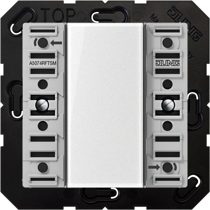 Produktbild JUNG Wandsender-Eins KNX-Funk A AP 4Kan A5074RFTSM