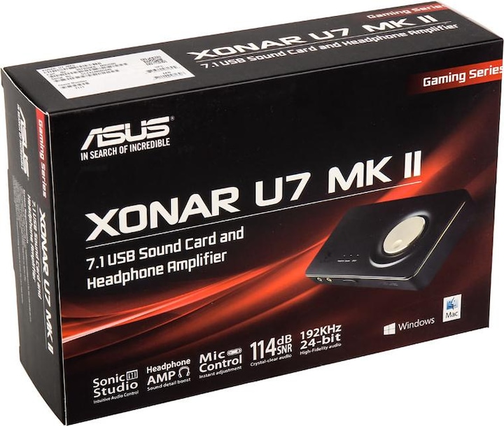 Image du produit ASUS Xonar U7 Mkii (USB 2.0)