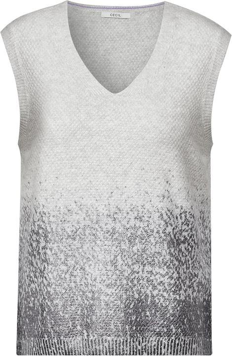 Produktbild Cecil Damestrui met folieprint, Soft Silver Melange, M (M)