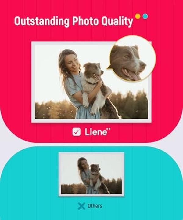 Actual product image Liene PR001-65009 Fotopapier 10 x 15 cm 1 Set (10 x 15 cm, 72 pcs.)