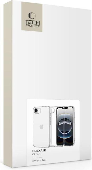 Produktbild Tech-Protect FlexAir iPhone 16e Case - Clear (Apple iPhone 16e, Apple iPhone 17e)