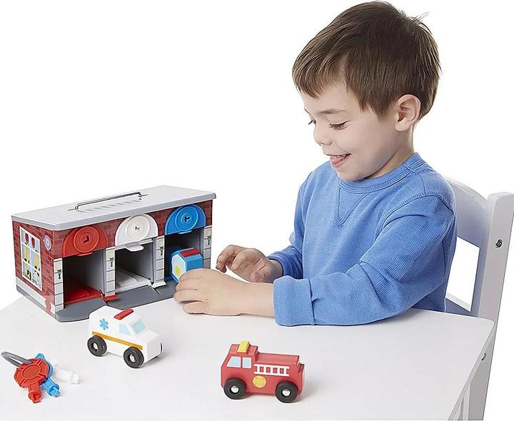 Produktbild Melissa & Doug Garage mit Schloss