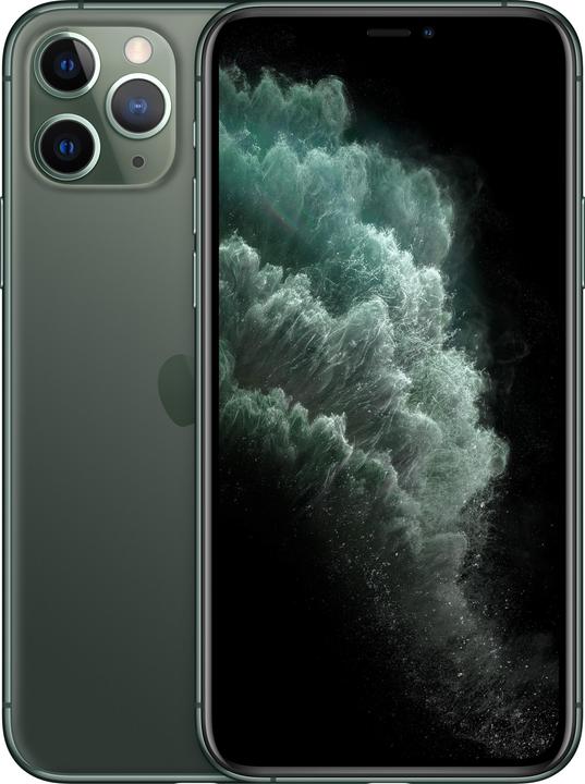 Image du produit Re!commerce iPhone 11 Pro (256 Go, Vert Nuit, 5.80", 12 Mpx, SIM + eSIM, B / Très bon)