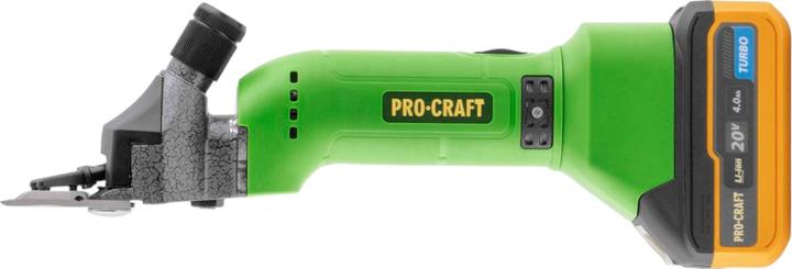 Immagine prodotto Procraft Tosatrice per pecore a batteria SC20 20 V 76 mm + 1 batteria 4,0 Ah + caricabatteria +
