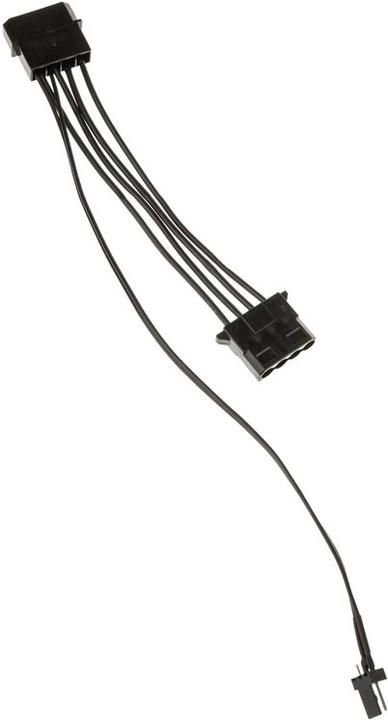 Actual product image Kolink Fan adapter cable 3-pin to 2x 4-pin Molex