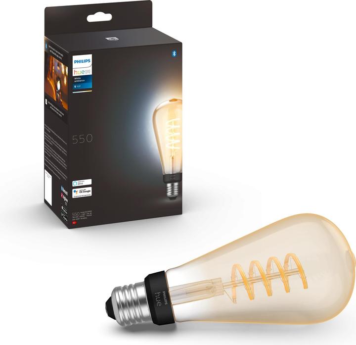 Image du produit Philips Hue Philips E27 pack individuel Giant Edison (E27, 550 lm, 1x)