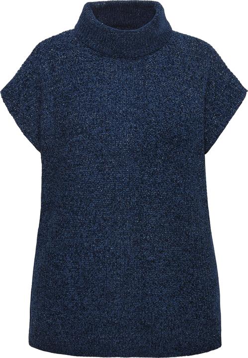 Immagine prodotto Ulla Popken Maglione dolcevita con glitter, collo alto e mezze maniche (50, 52)