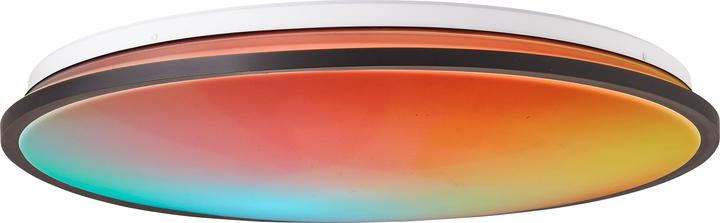 Actual product image Brilliant Heida LED surface-mounted ceiling panel 48cm black (3000 lm)