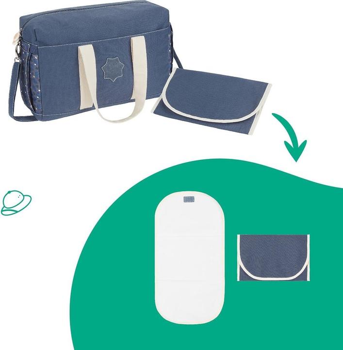 Actual product image Badabulle Bowling diaper bag