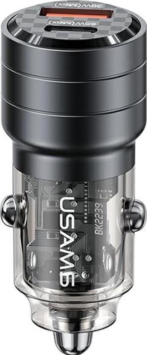 Image du produit Usams Ład. sam. C36 USB+USB-C 95W Fast Charge czarny/black CC176CC01 (US-CC176)
