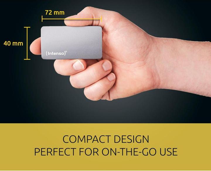 Actual product image Intenso SSD 2.0TB TX800 1.8" USB 3.2 Gen1 Anthracite (2 TB)