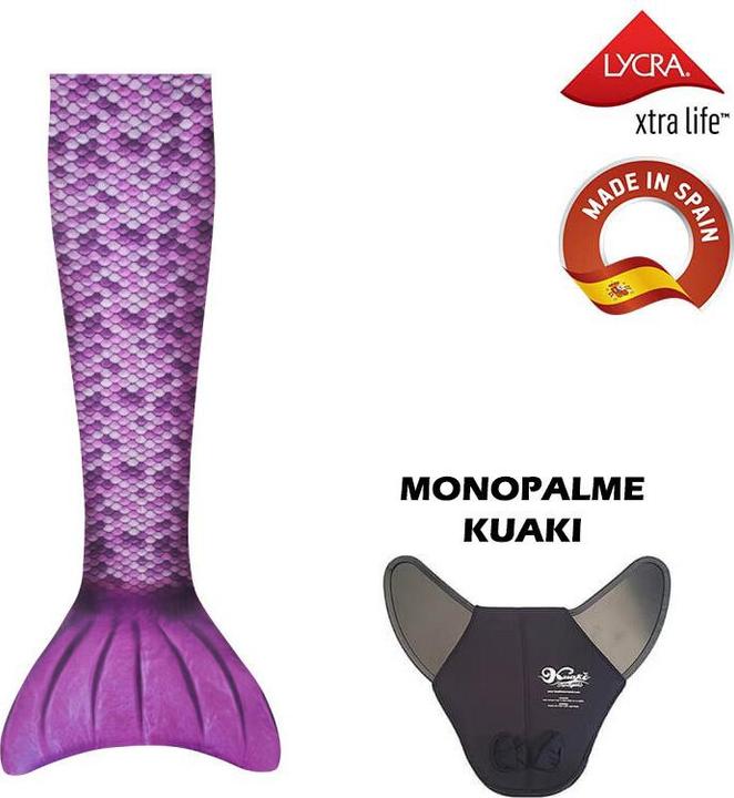 Actual product image Kuaki Mermaids Mermaid costume with monofin (L)
