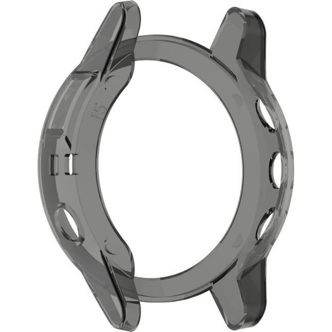 Strap-it TPU-Hülle (Silikon, fenix 7S), Uhrenarmband, Schwarz