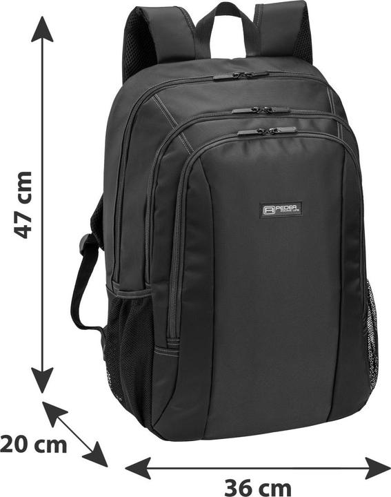 Actual product image Pedea Backpack "First One" 17.3" (43.9cm), black/grey