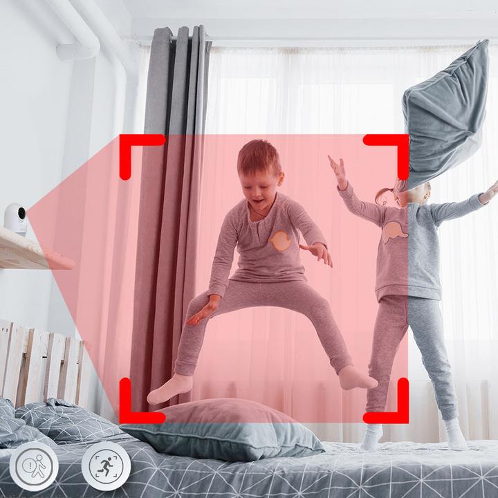 Produktbild NoName Tellur WiFi Smart kamera, Pan &Tilt, 3MP, UltraHD, bÃ­lÃ¡ (2304 x 1296 Pixels)