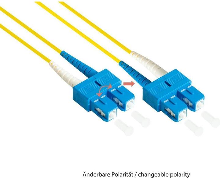 Immagine prodotto Varia SO-36897 - Cavo patch in fibra ottica duplex OS2 (monomodale, 9125) LCSC, LSZH, 5m (5 m)