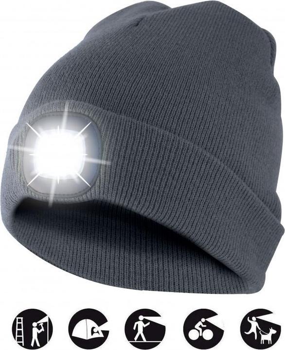 Image du produit Velamp Casquette avec éclairage frontal à LED (100 lm)