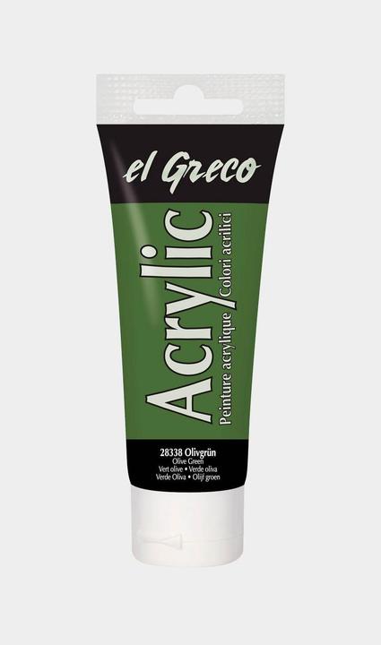 Produktbild Kreul el Greco Acrylic 75ml (Olivgrün, 75 ml)