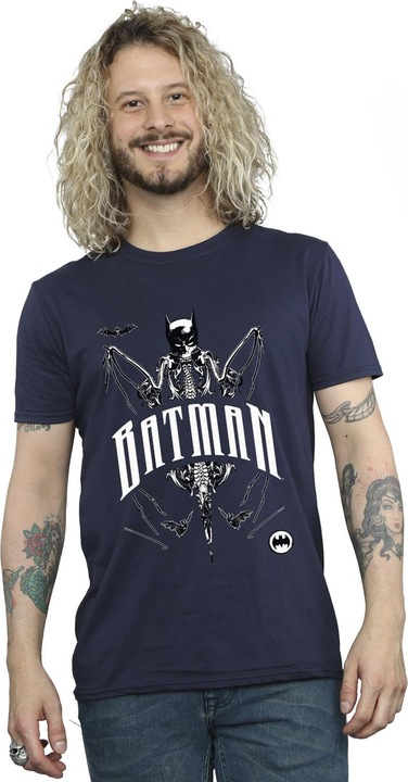 Immagine prodotto Batman Maglietta Scheletro di Pipistrello Uomo (L)