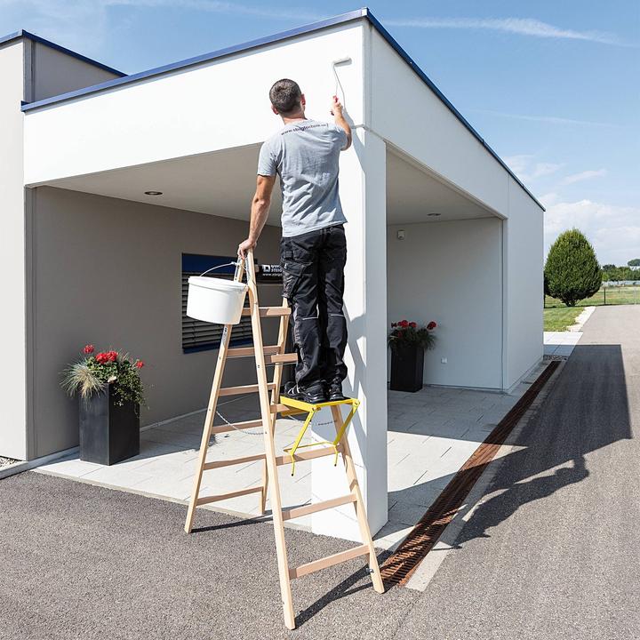 Actual product image Munk Rung Stepladder Wood 2x10 Rungs (Stepladder, 291 cm)