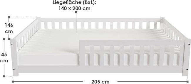 Image du produit Juskys Naya (140 x 200)