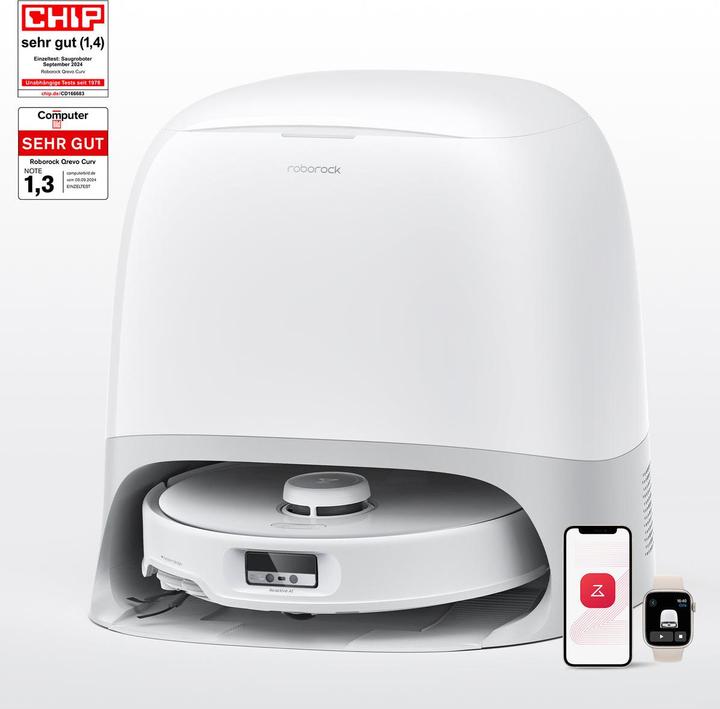 Actual product image Roborock Qrevo Curv (Robot vacuum)