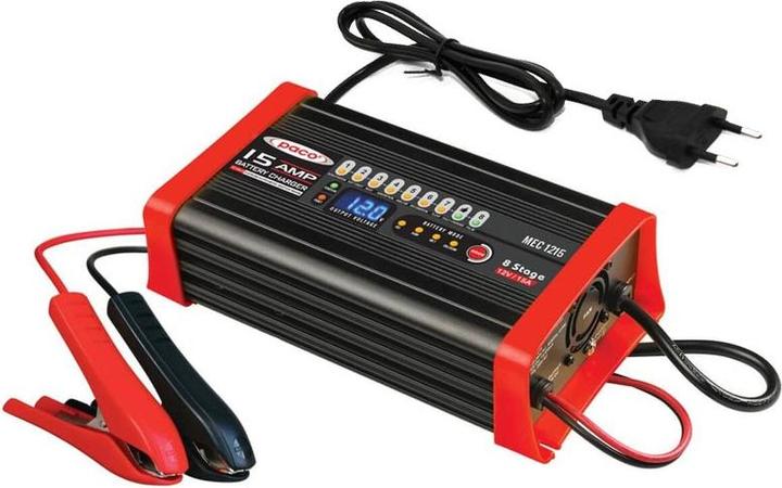 Immagine prodotto Paco MEC1215 15A/12V Caricabatterie per auto (12V, 15 A)