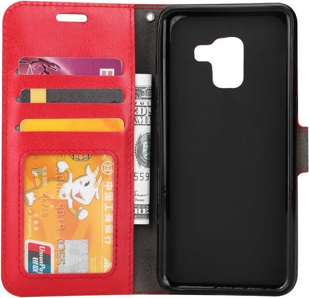 Actual product image MU Classic Crazy Horse Leather Bookcover Case (Samsung Galaxy A8 (2018))