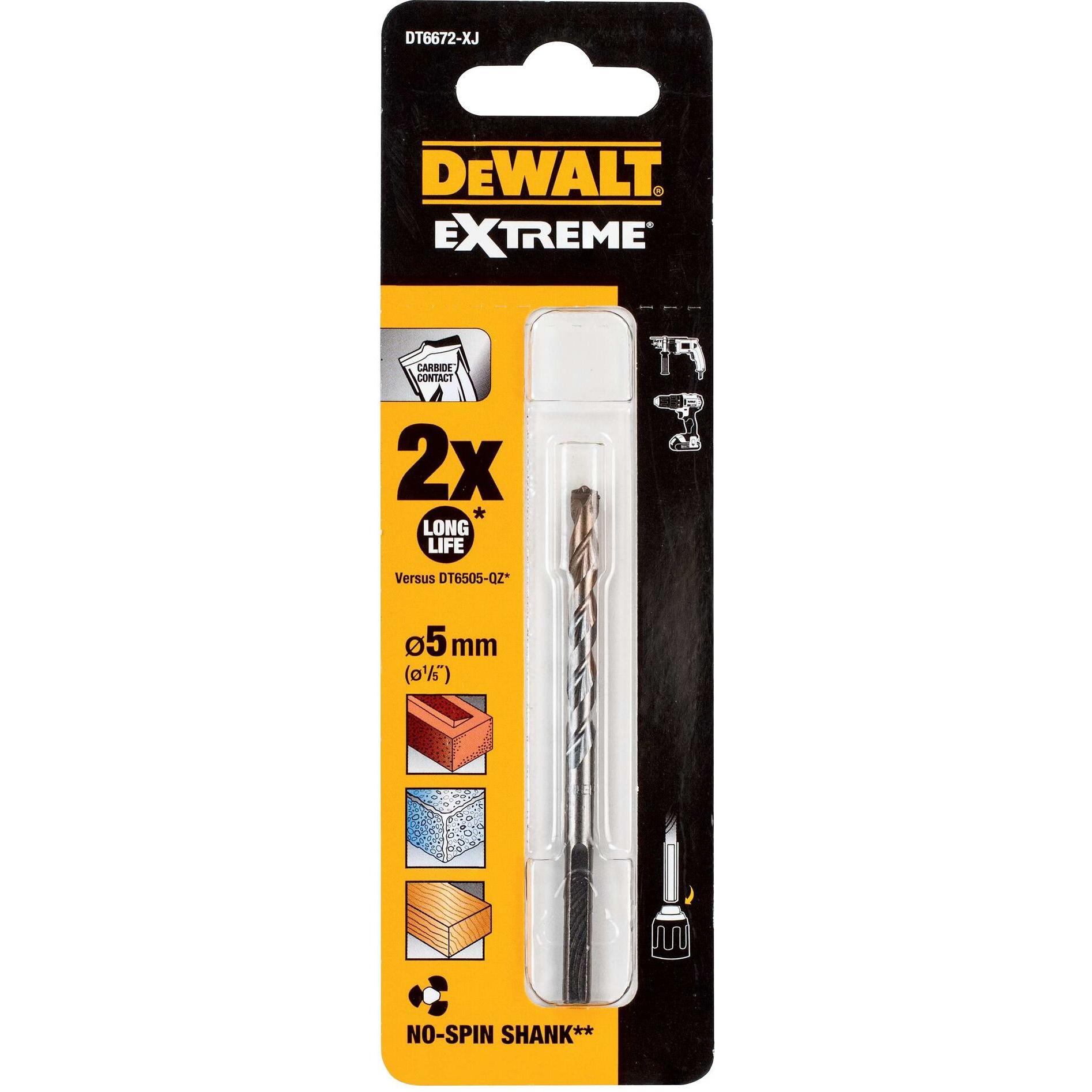 Thumbnail - DeWalt, Bohrereinsatz, Steinbohrer (5 Millimeter)