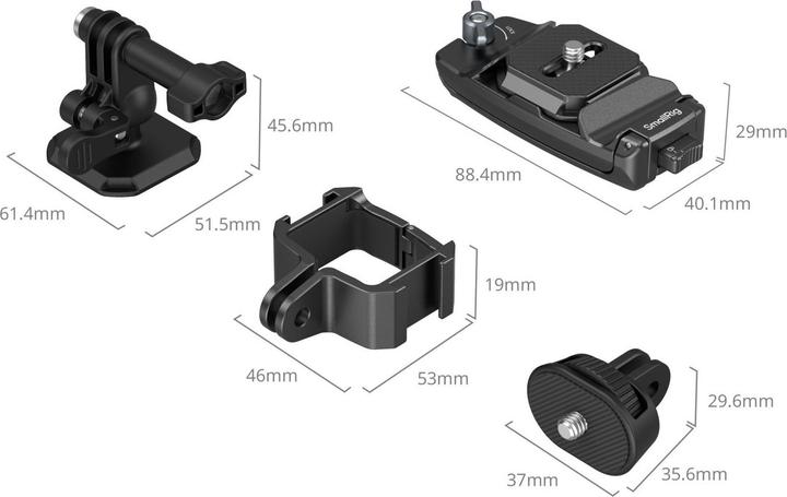 Produktbild SmallRig Universal Backpack Clip Kit