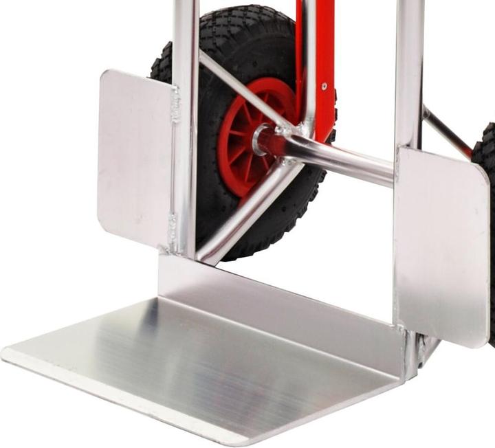 Actual product image FORT Sack truck Transport truck in silver, 30x116 cm, tyres: pneumatic tyres (200 kg)