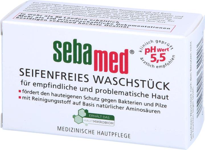 Actual product image Sebamed Soap-Free Washing Cloth, 50 g Xpk