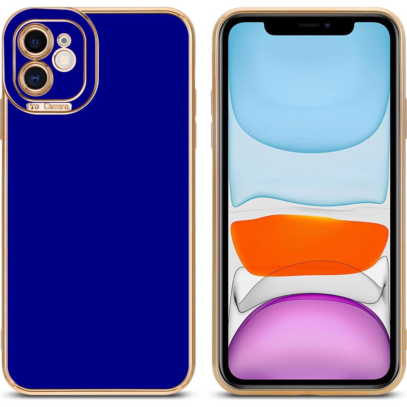 Thumbnail - Cadorabo TPU Hülle mit Kameraschutz für Apple iPhone 11 (Apple iPhone 11), Smartphone Hülle, Blau