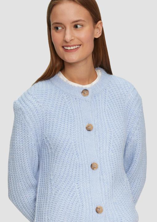 Actual product image S.Oliver Strickjacke Weicher Strickcardigan aus Alpakamix (48)