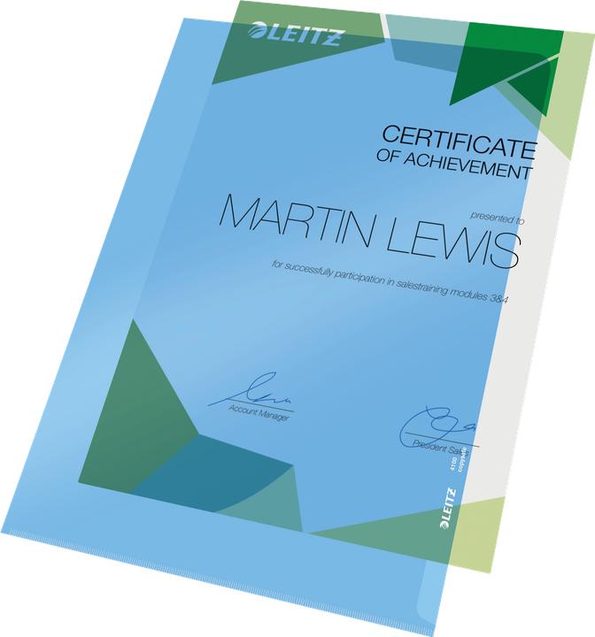 Image du produit Leitz Pochettes transparentes Premium A4 (A4, 100x)