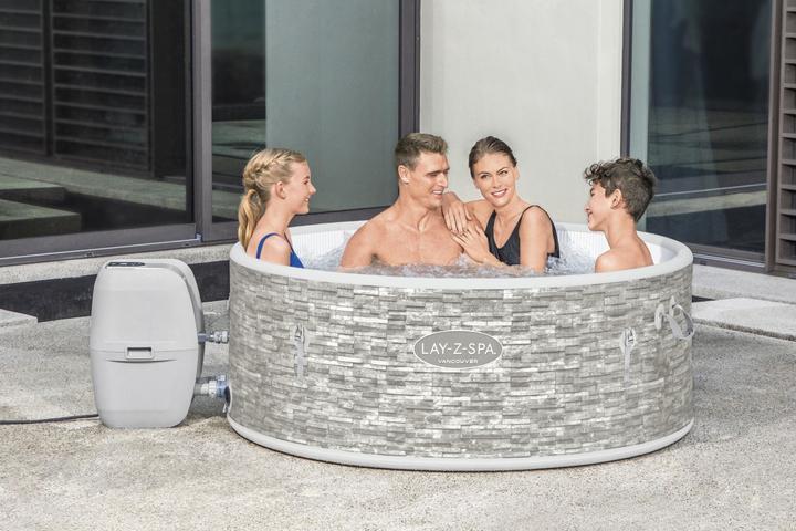 Actual product image Bestway Lay-Z-Spa® Vancouver AirJet Plus Hot Tub 5 Persons - 1.55m x 60cm (5 Persons)