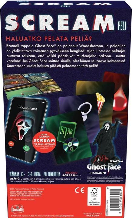 Actual product image Funko Scream: The Game strategy game *English version* (English)