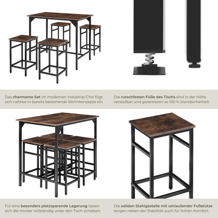 Produktbild tectake Edinburgh (100 x 60 x 88.50 cm)